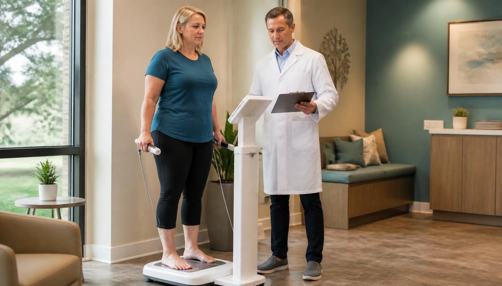 Evaluarea compoziției corporale InBody la Slim Clinic